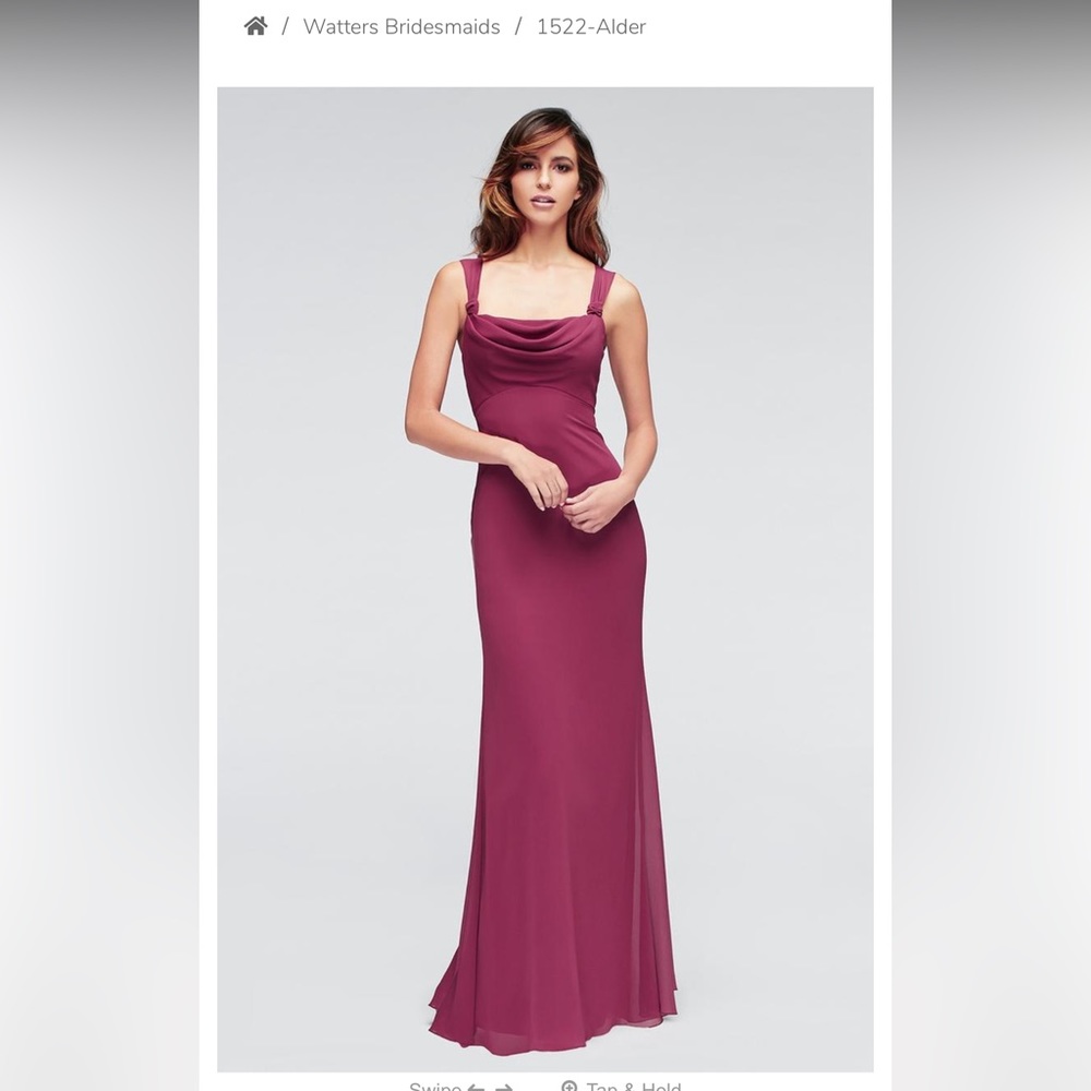 Watters bridesmaid dress size 0. Style 1522